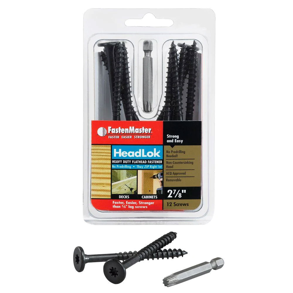 Main 1 - PACK (12) 2-7/8" HEADLOK HEAVY DUTY FLATHEAD FASTENER - Arlington Coal & Lumber