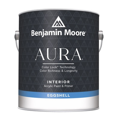 Main 1 - BENJAMIN MOORE AURA 524-4x INT EGGSHL BASE4 GL - Arlington Coal & Lumber