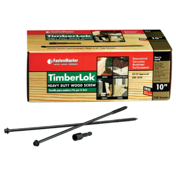 Main 1 - BX (50) 10" TIMBERLOK HEAVY DUTY WOOD SCREW - Arlington Coal & Lumber