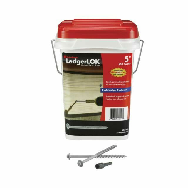 Main 1 - BUCKET (250) 5" LEDGERLOK LEDGERBOARD FASTENER - Arlington Coal & Lumber