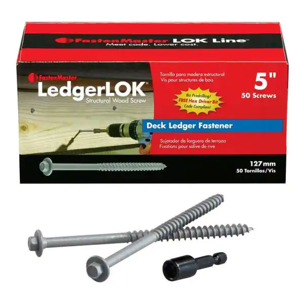Main 1 - BX (50) 5" LEDGERLOK LEDGERBOARD FASTENER - Arlington Coal & Lumber