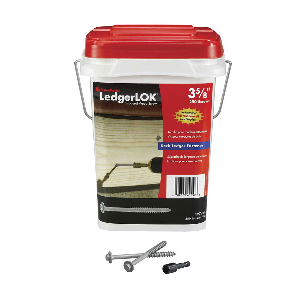 Main 1 - BUCKET (250) 3-5/8" LEDGERLOK LEDGERBOARD FASTENER - Arlington Coal & Lumber