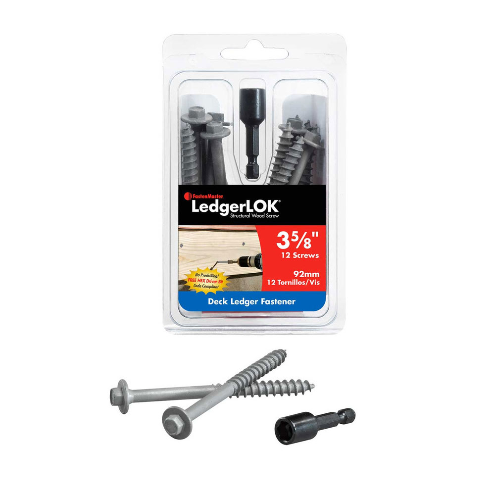 Main 1 - PACK (12) 3-5/8" LEDGERLOK LEDGERBOARD FASTENER - Arlington Coal & Lumber