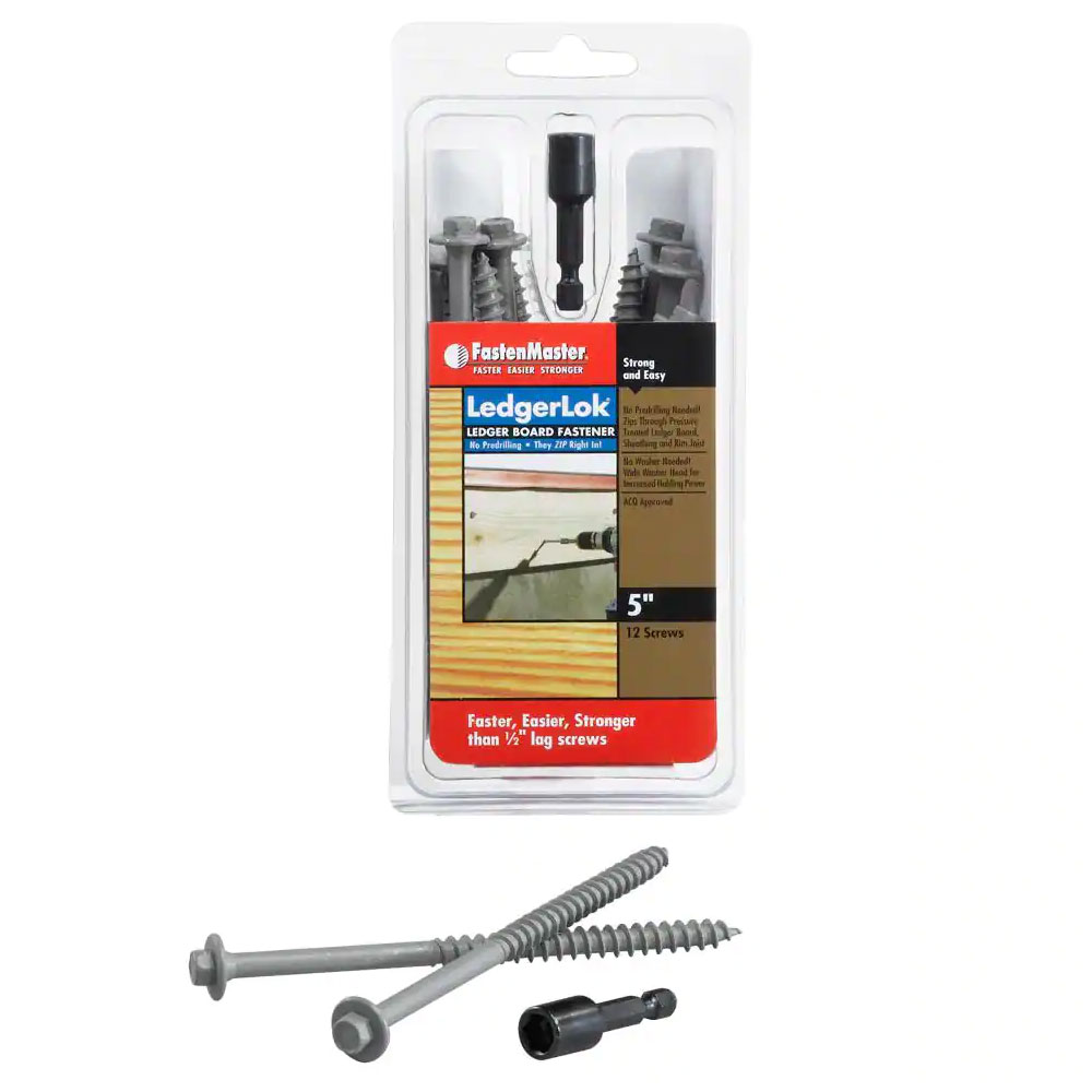 Main 1 - PACK (12) 5" LEDGERLOK LEDGERBOARD FASTENER - Arlington Coal & Lumber