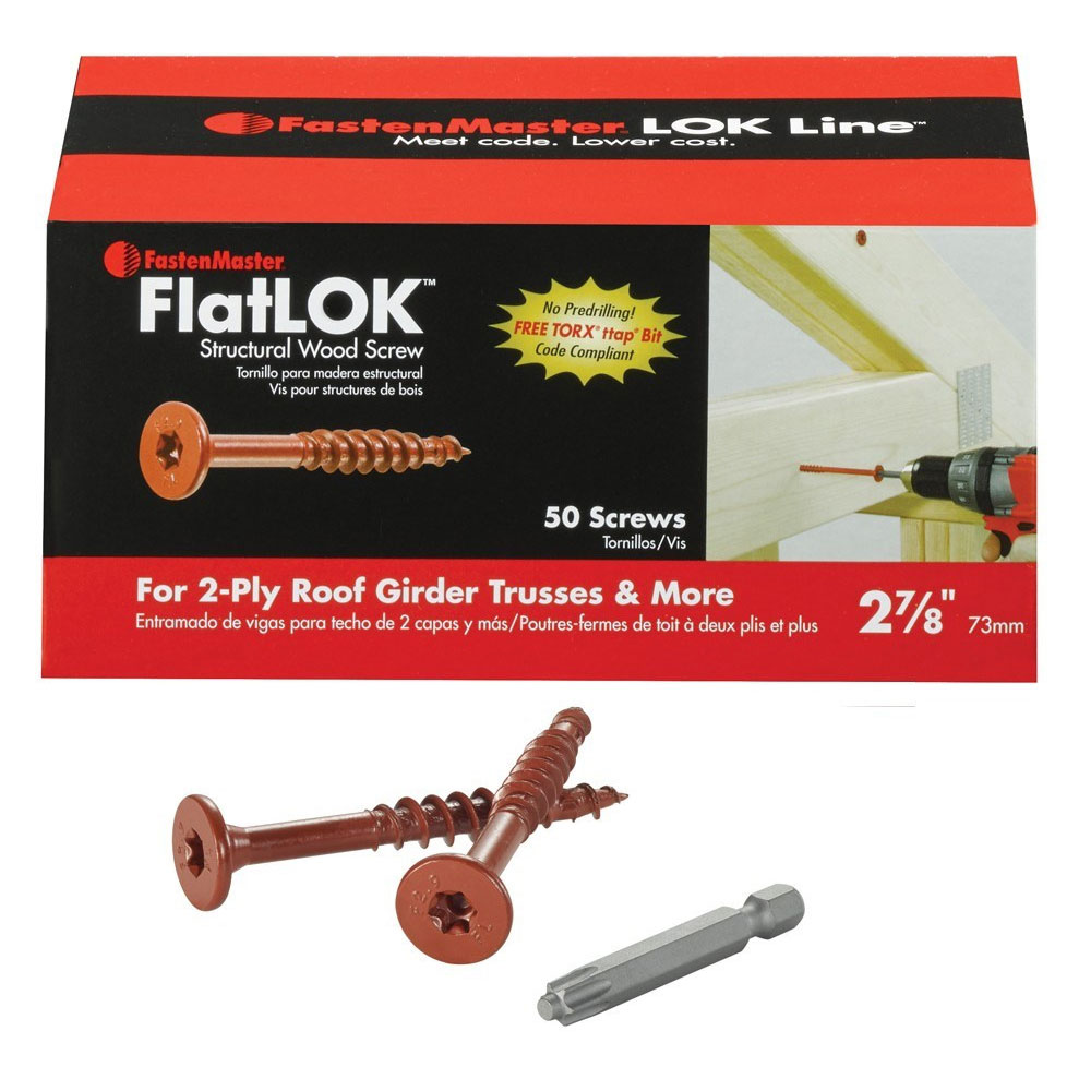 Main 1 - BX (50) 2-7/8" FLATLOK ENGINEERED WOOD FASTENTER - Arlington Coal & Lumber