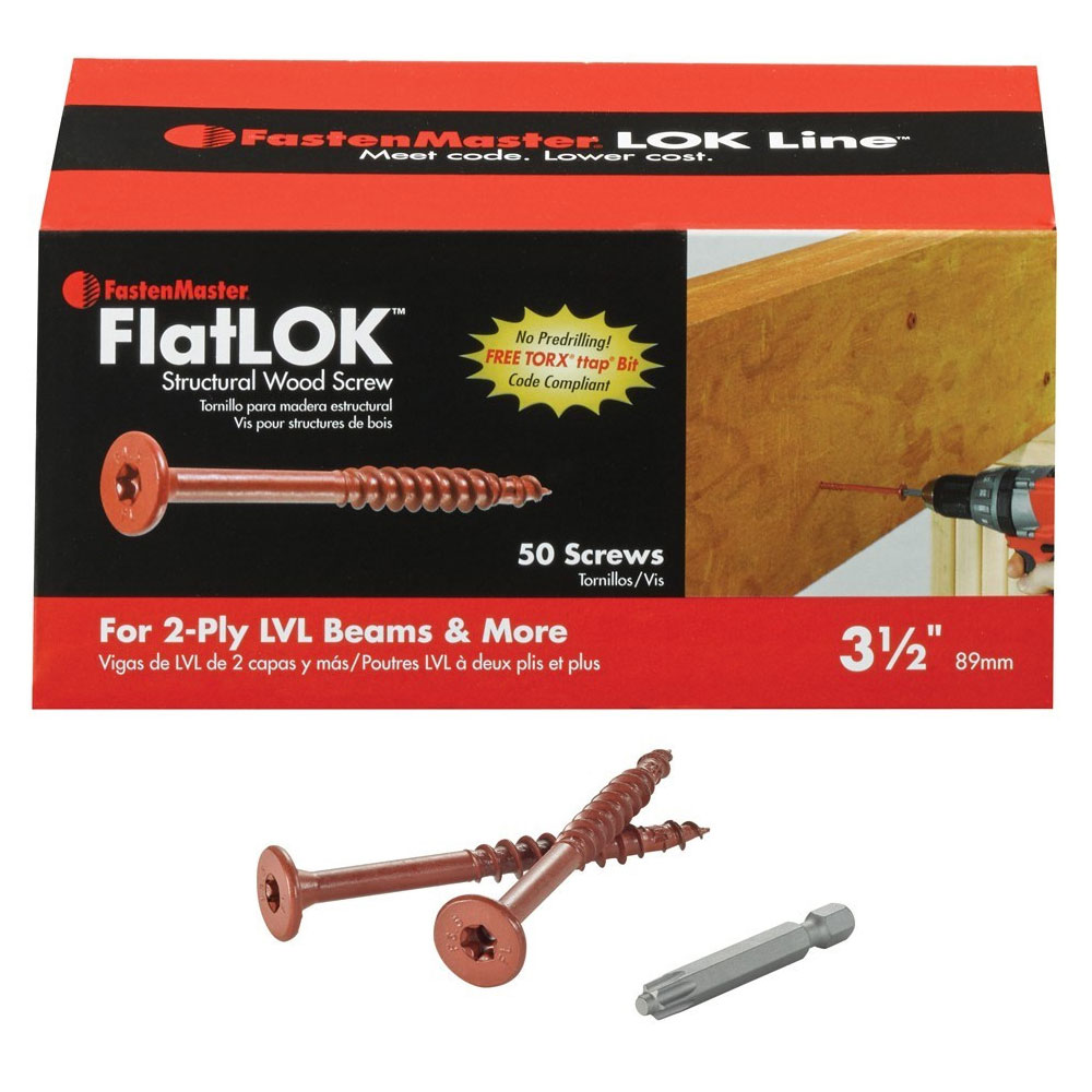 Main 1 - BX (50) 3-1/2" FLATLOK ENGINEERED WOOD FASTENER - Arlington Coal & Lumber