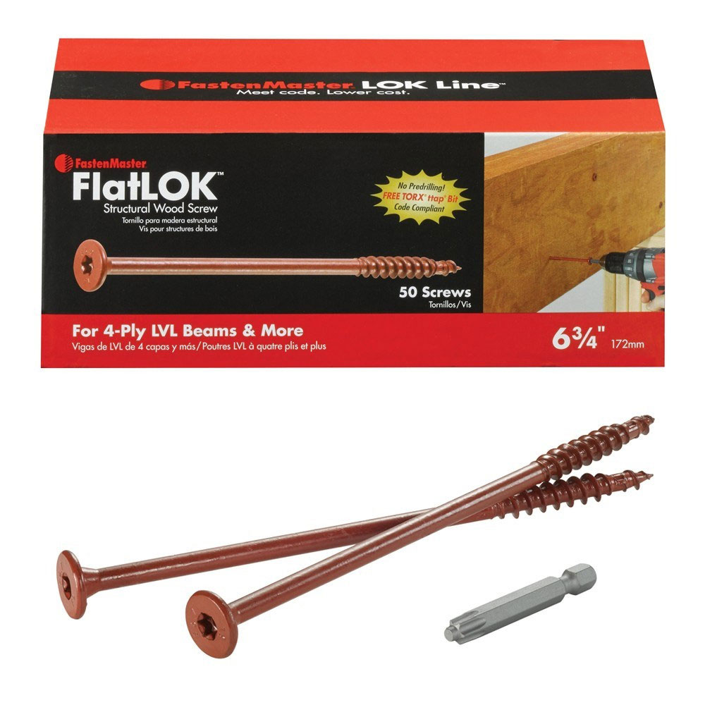 Main 1 - BX (50) 6-3/4" FLATLOK ENGINEERED WOOD FASTENER - Arlington Coal & Lumber
