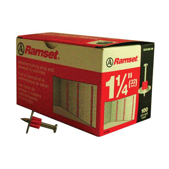 Main 1 - RAMSET 1-1/4" WASHERED DRIVE PIN 100CT (1510SD/00800) - Arlington Coal & Lumber