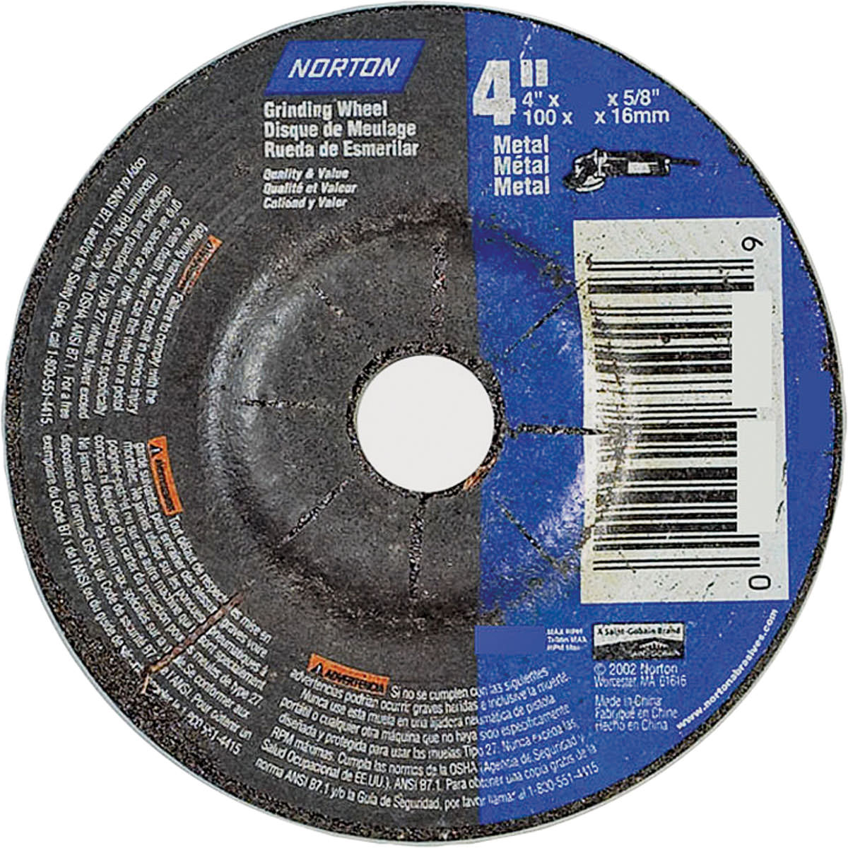 Main 1 - 66252842014 METAL WHEEL 4IN - Arlington Coal & Lumber