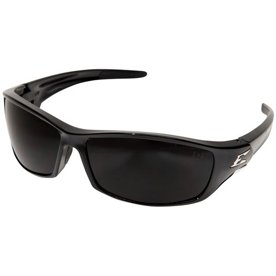 Main 1 - (SR116) RECLUSE BLACK W/SMOKE LENS EDGE SAFETY GLASSES  - Arlington Coal & Lumber