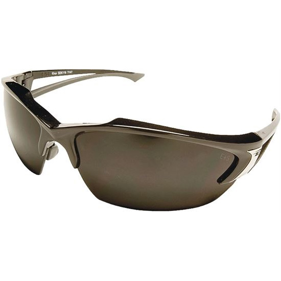 Main 1 - (SDK116) KHOR BLACK W/SMOKE LENS EDGE SAFETY GLASSES  - Arlington Coal & Lumber