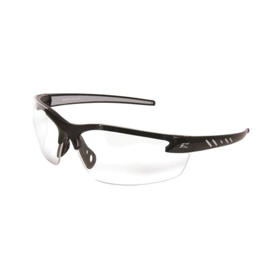 Main 2 - (DZ111-G2) ZORGE BLACK W/CLEAR LENS EDGE SAFETY GLASSES  - Arlington Coal & Lumber