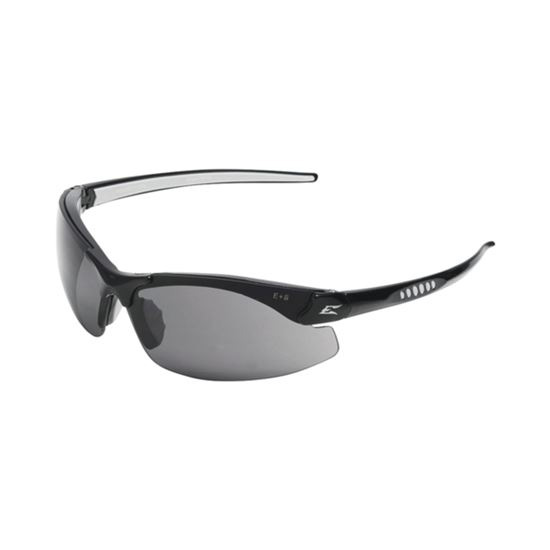 Main 1 - (DZ116-G2) ZORGE BLACK W/SMOKE LENS EDGE SAFETY GLASSES  - Arlington Coal & Lumber