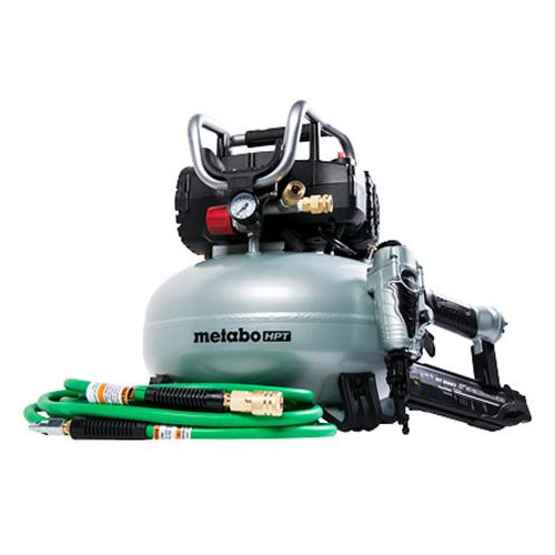 Main 1 - METABO EC-710SM 1 HP ELEC. PANCAKE AIR COMPRESSOR 6-GAL/150 PSI - Arlington Coal & Lumber