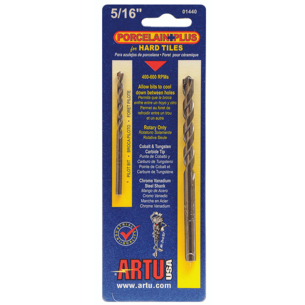 Main 1 - 5/16 PORCELAIN TILE BIT/PILOT - Arlington Coal & Lumber