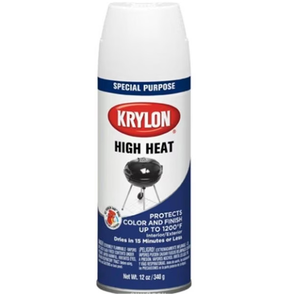 Main 1 - KRYLON  HI-HEAT WHITE SPRAY PAINT (K01505000/K01505) - Arlington Coal & Lumber