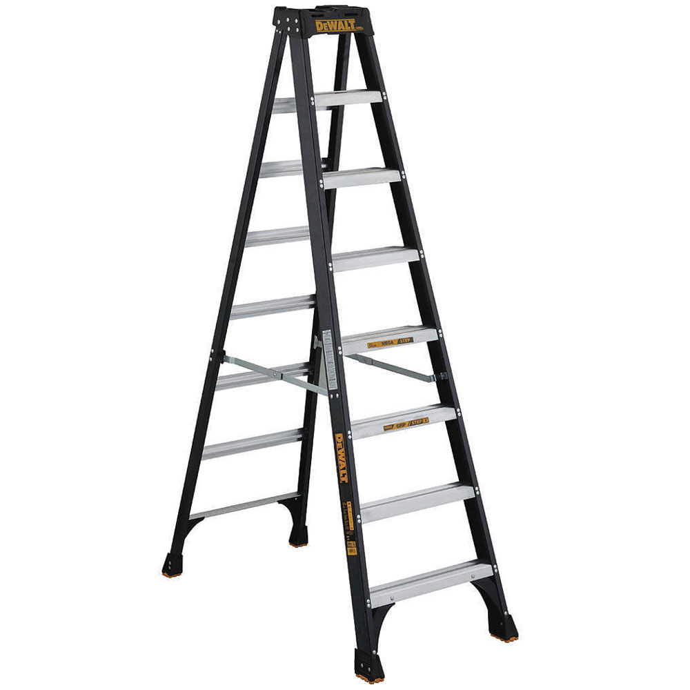 Main 1 - DEWALT DXL3010-08 STEPLADDER TYPE IA LADDER STEP FBRGLS TYPE1A 8FT - Arlington Coal & Lumber