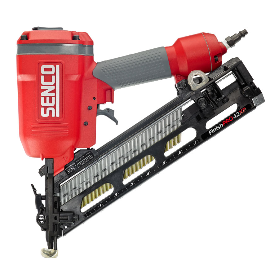 Main 1 - SENCO FINISH-PRO 42XP 15-GA ANGLED FINISH GUN & CASE (1-1/4 - 2-1/2 RANGE) 'DA' - Arlington Coal & Lumber