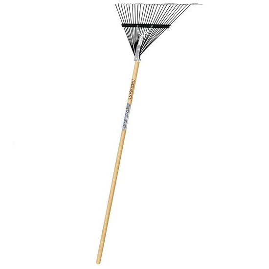 Main 1 - STEEL LEAF RAKE 26-TINE PRO RAKE LAWN/LEAF STEEL HDLE 54IN - Arlington Coal & Lumber