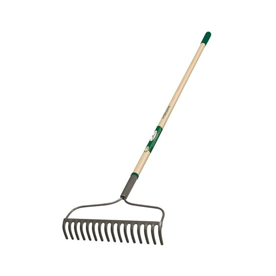 Main 1 - BOW RAKE 16-TINE WOOD HANDLE RAKE BOW WELDED WOOD HDL 54 IN - Arlington Coal & Lumber