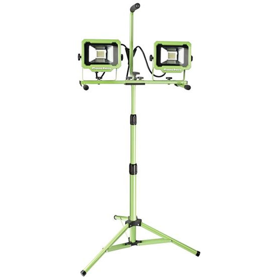 Main 1 - WORKLIGHT LED 40WATT 4000LM DUAL HEAD W/TRIPOD (PWL2140TS)  - Arlington Coal & Lumber