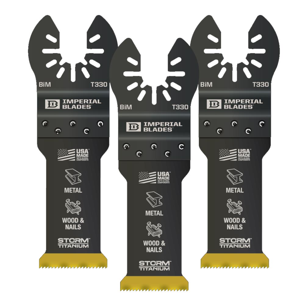 Main 1 - IBOAT330-3 IMPERIAL BLADE 1-1/4" BI-METAL TITANUIM 3-PAK - Arlington Coal & Lumber