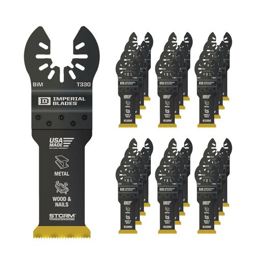 Main 1 - IBOAT330-25 IMPERIAL BLADE 1-1/4" BI-METAL TITANIUM 25-PAK - Arlington Coal & Lumber