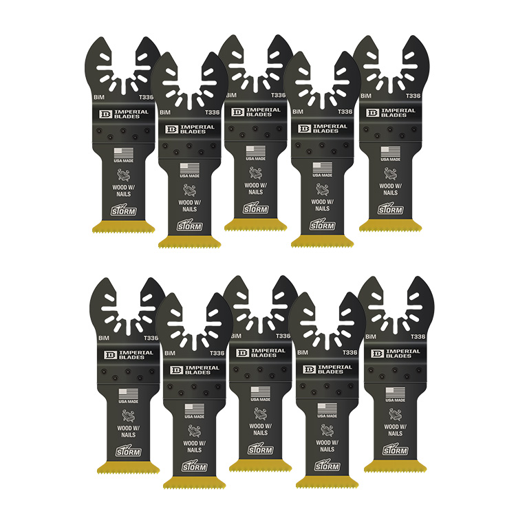 Main 1 - IBOAT336-10 IMPERIAL BLADE 1-1/4" WOOD/NAIL TITANIUM 10-PK - Arlington Coal & Lumber