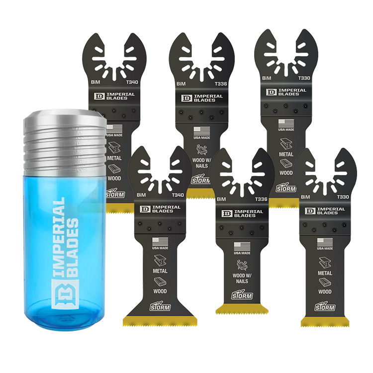 Main 1 - IBOATV-6 IMPERIAL BLADE TITANIUM VARIETY 6-PACK - Arlington Coal & Lumber