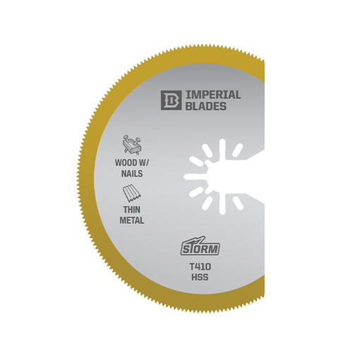 Main 1 - IBOAT410-1 IMPERIAL BLADE 3-1/8" SEGMENT HSS TITANIUM 1-PK - Arlington Coal & Lumber