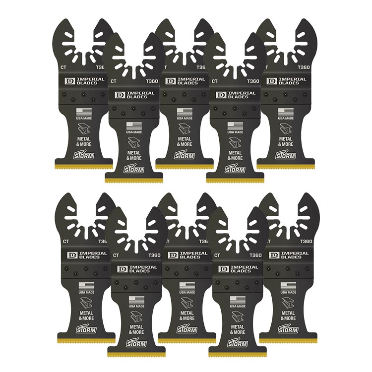 Main 1 - IBOAT360-10 IMPERIAL BLADE 1-3/8" CARBIDE EXTREME TITANIUM 10-PK - Arlington Coal & Lumber