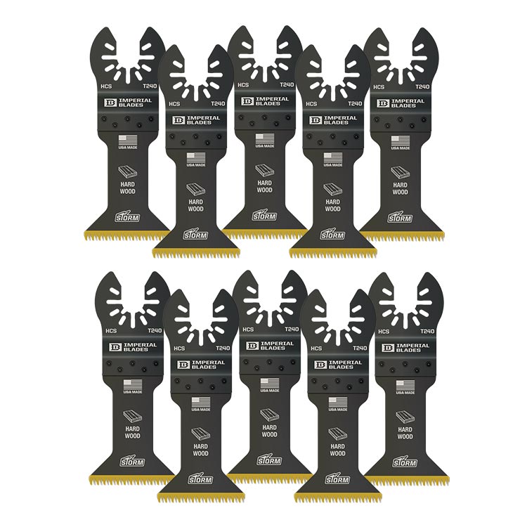 Main 1 - IBOAT240-10 IMPERIAL BLADE 1-1/4" TITANIUM PRECISION WOOD 10-PK - Arlington Coal & Lumber