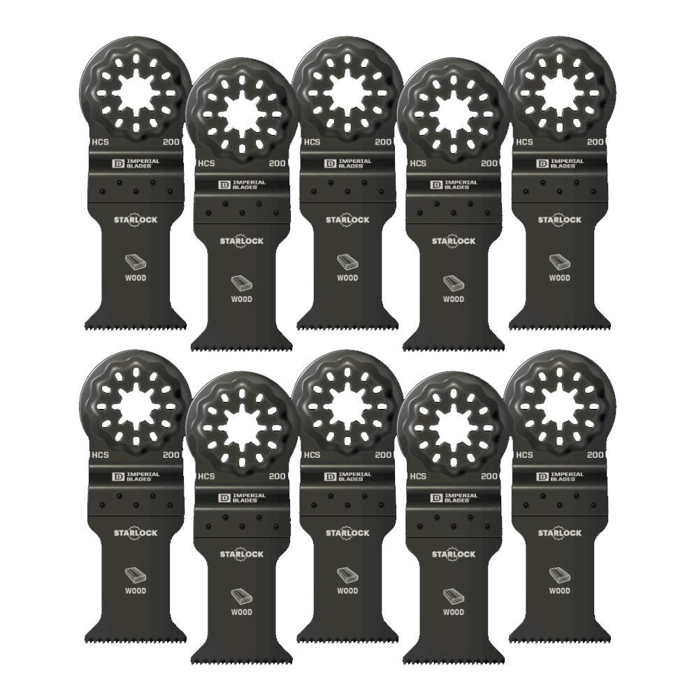 Main 1 - IBSL200-10 IMPERIAL BLADE 1-3/8 FAST WOOD 10PK STARLOCK - Arlington Coal & Lumber