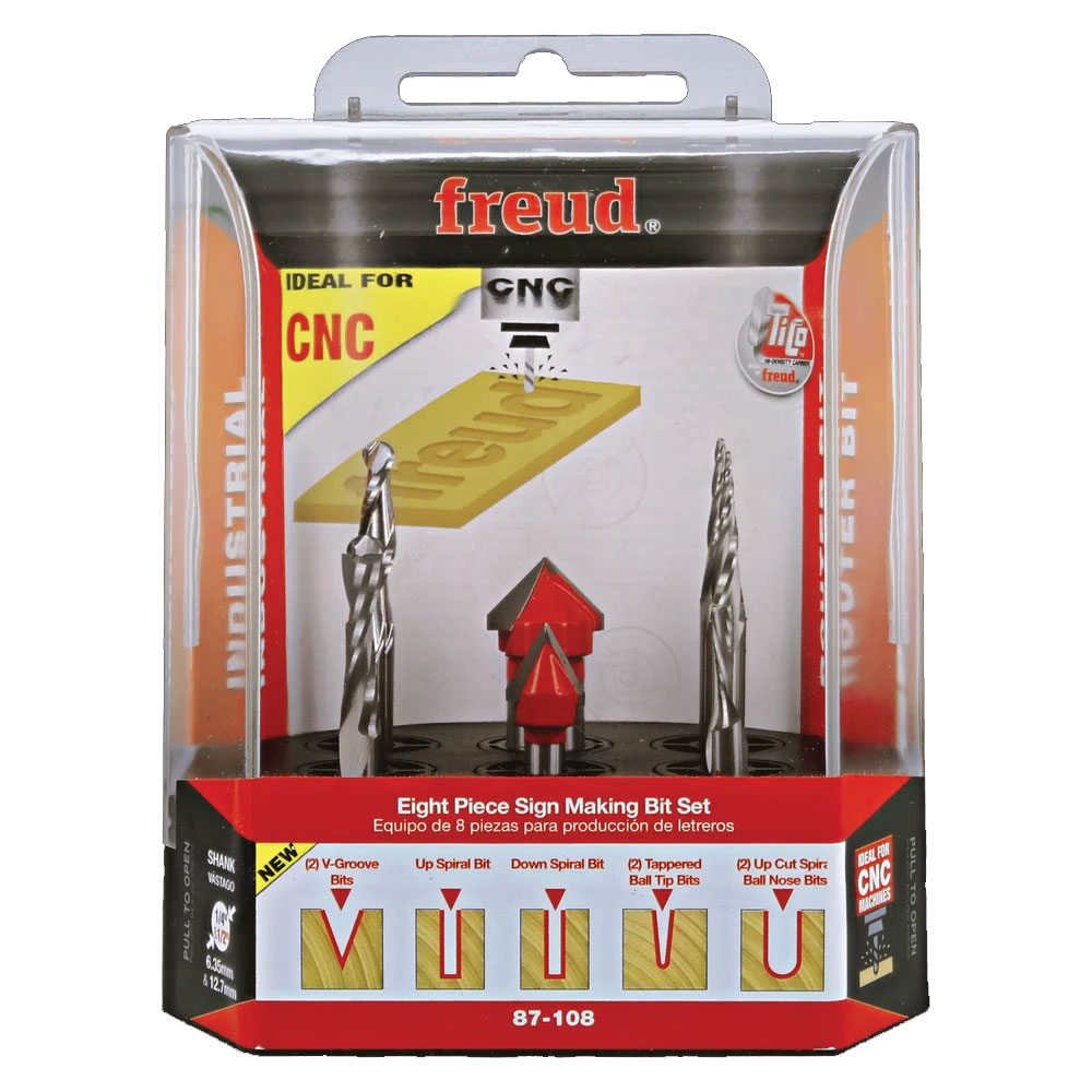 Main 2 - 87-108 ROUTER 8 BIT SET SIGNMAKING - Arlington Coal & Lumber