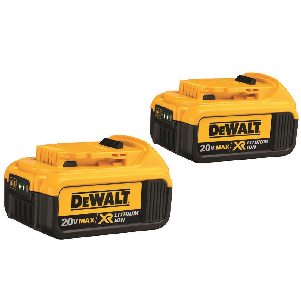 Main 1 - DEWALT 20V 4AH BATTERY 2PK (DCB204-2) - Arlington Coal & Lumber