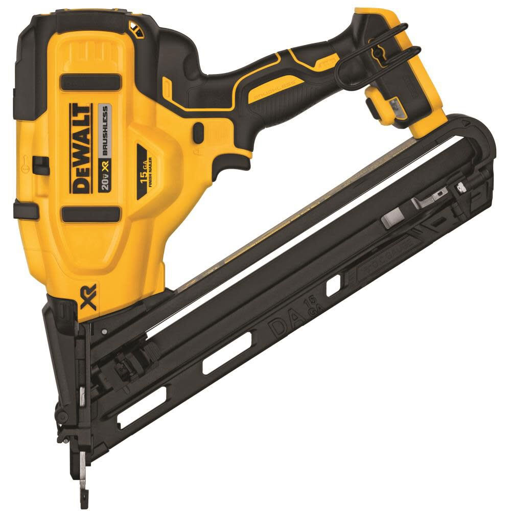 Main 1 - DEWALT 20V 15 GA. "DA" STYLE ANGLED FINISH NAILER BARE TOOL (DCN650B) - Arlington Coal & Lumber
