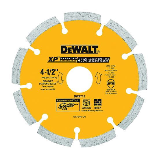 Main 1 - 4-1/2IN SEGMENT DIAMOND BLADE - Arlington Coal & Lumber