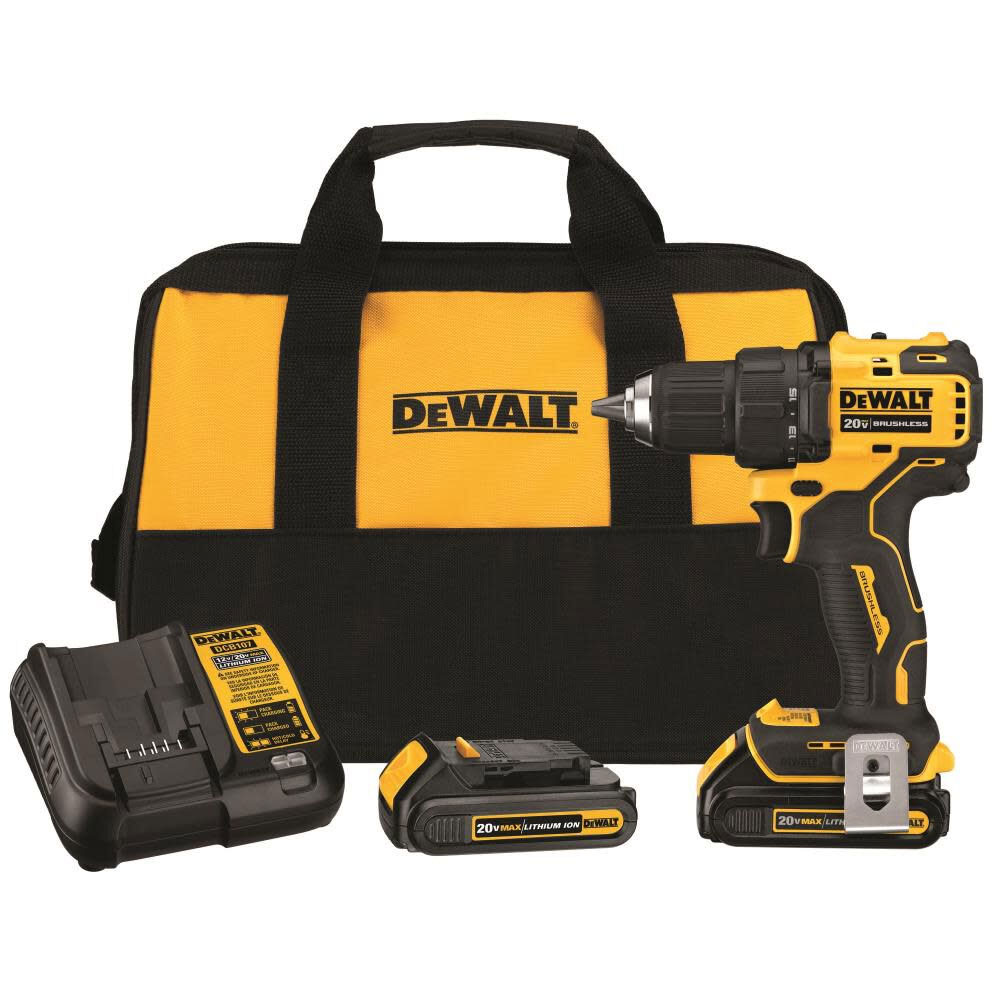 Main 1 - DEWALT 20V BRUSHLESS COMPACT DRILL/DRIVER KIT (DCD708C2) - Arlington Coal & Lumber