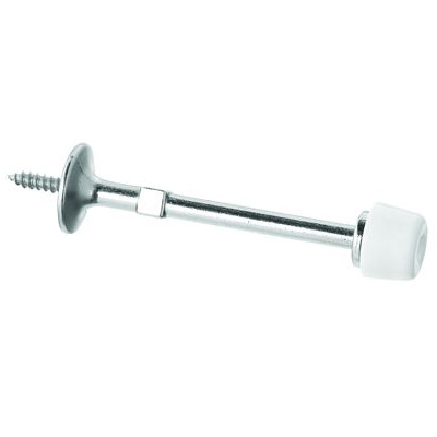 Main 1 - 830102/570009 3" RDG DOORSTOP DOORSTOP BASEBOARD ZINC SB BRS - Arlington Coal & Lumber