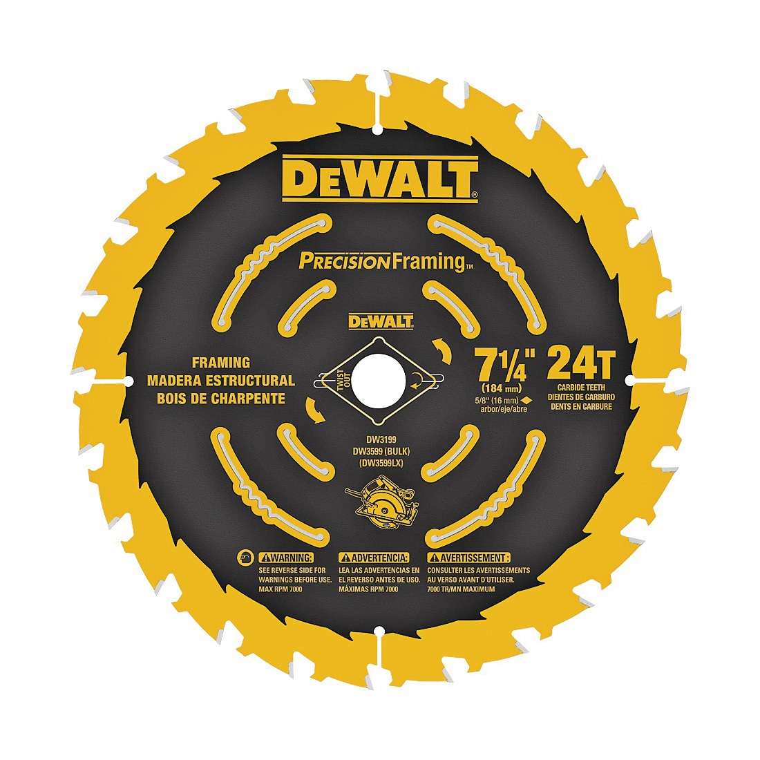 Main 1 - DW3599B10 CIRCULAR SAW BLADE - Arlington Coal & Lumber