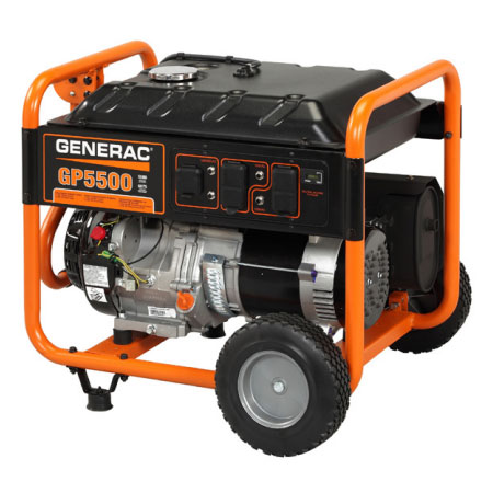 Main 1 - GENERAC 5500 WATT PORTABLE GENERATOR - Arlington Coal & Lumber