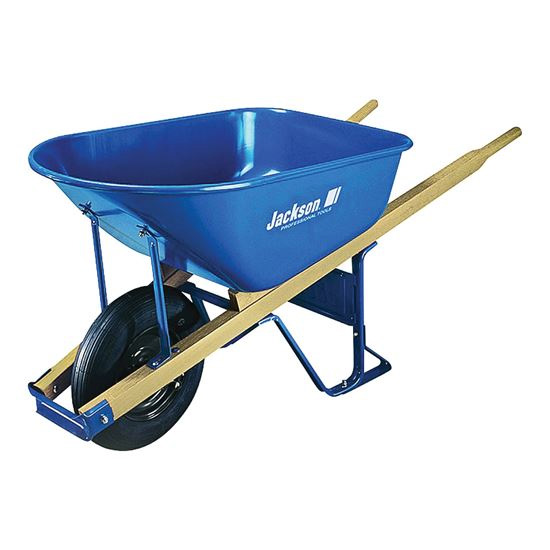 Main 1 - JACKSON 6-CUFT STEEL WHEELBARROW KIT (BLUE) MODEL M6T22  - Arlington Coal & Lumber