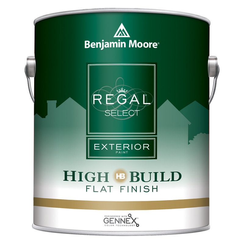 Main 1 - BENJAMIN MOORE REG SEL EXT HB N400-01 FLAT WHITE GAL - Arlington Coal & Lumber