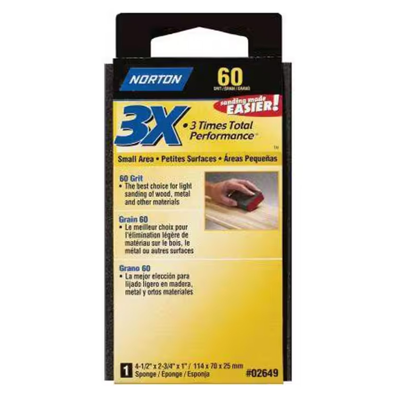 02649 3X SANDING SPONGE 60 - Arlington Coal & Lumber