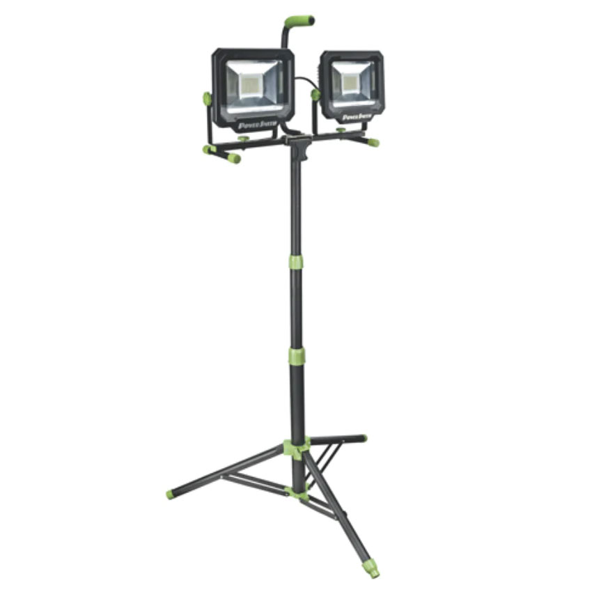 Main 1 - WORKLIGHT LED 10000LM DUAL HEAD W/TRIPOD (PWL21100TS) - Arlington Coal & Lumber