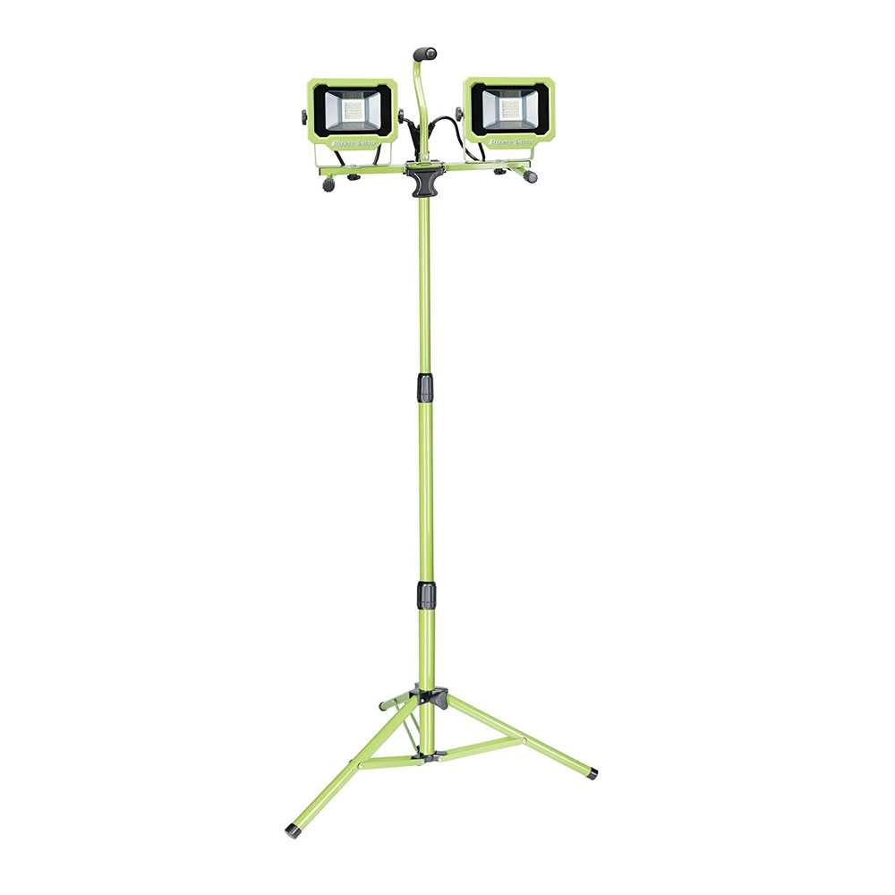 Main 1 - WORKLIGHT LED 5000LM  DUAL HEAD W/TRIPOD (PWL2148TS)  - Arlington Coal & Lumber