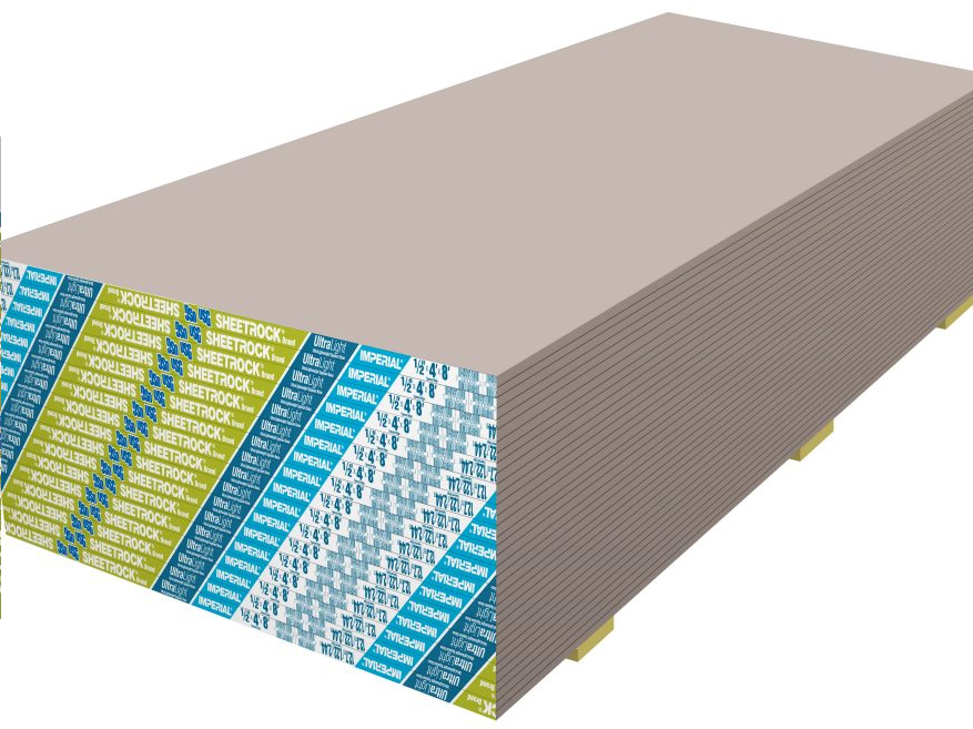 Main 1 - 1/2" 4 X 8 USG ULTRA-LIGHT IMPERIAL BLUE BOARD  - Arlington Coal & Lumber