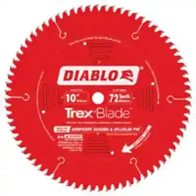 DIABLO 10" X 72TH TREX SAW BLADE (D1072CD) - Arlington Coal & Lumber
