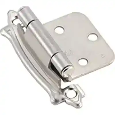 OVERLAY HINGE STERLING NICKEL - Arlington Coal & Lumber