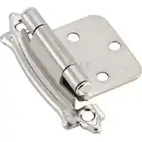 Main 1 - OVERLAY HINGE STERLING NICKEL - Arlington Coal & Lumber
